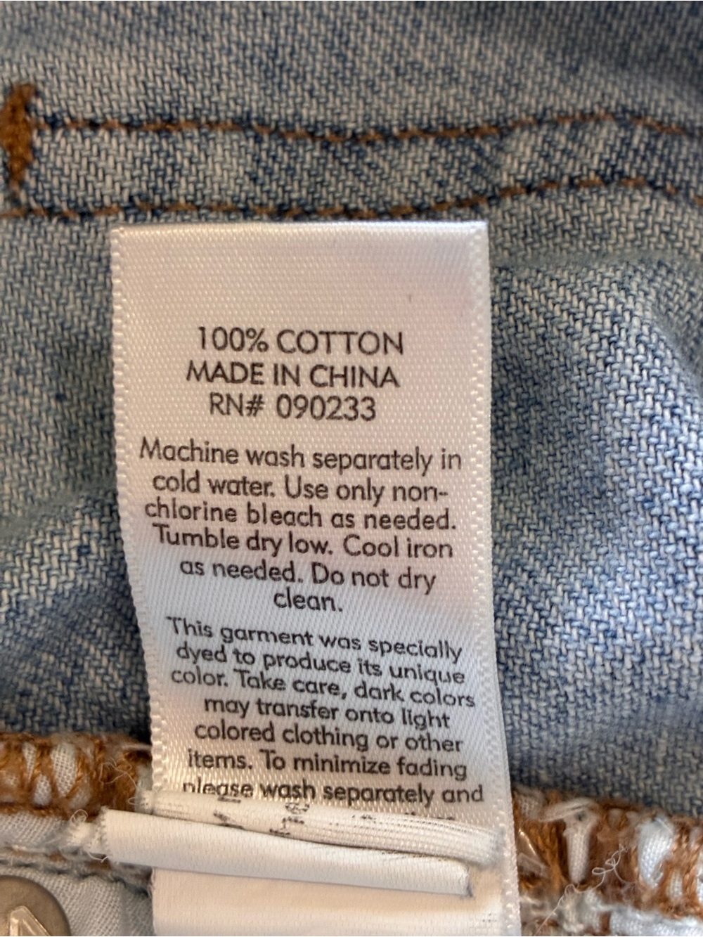 PACSUN Mom Jeans Light Wash Blue Denim Cotton High Rise Women’s Size 27 - Picture 12 of 12